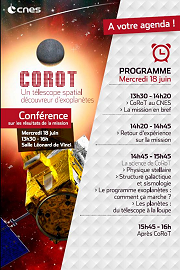 Conférence sur les résultats de la mission Corot